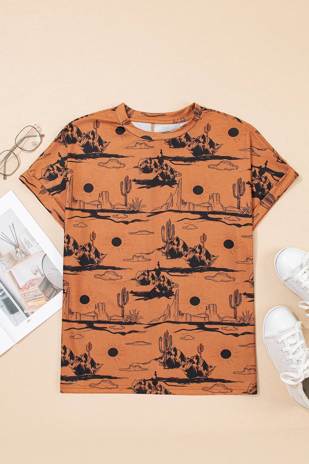 Western Desert Short Sleeve Top