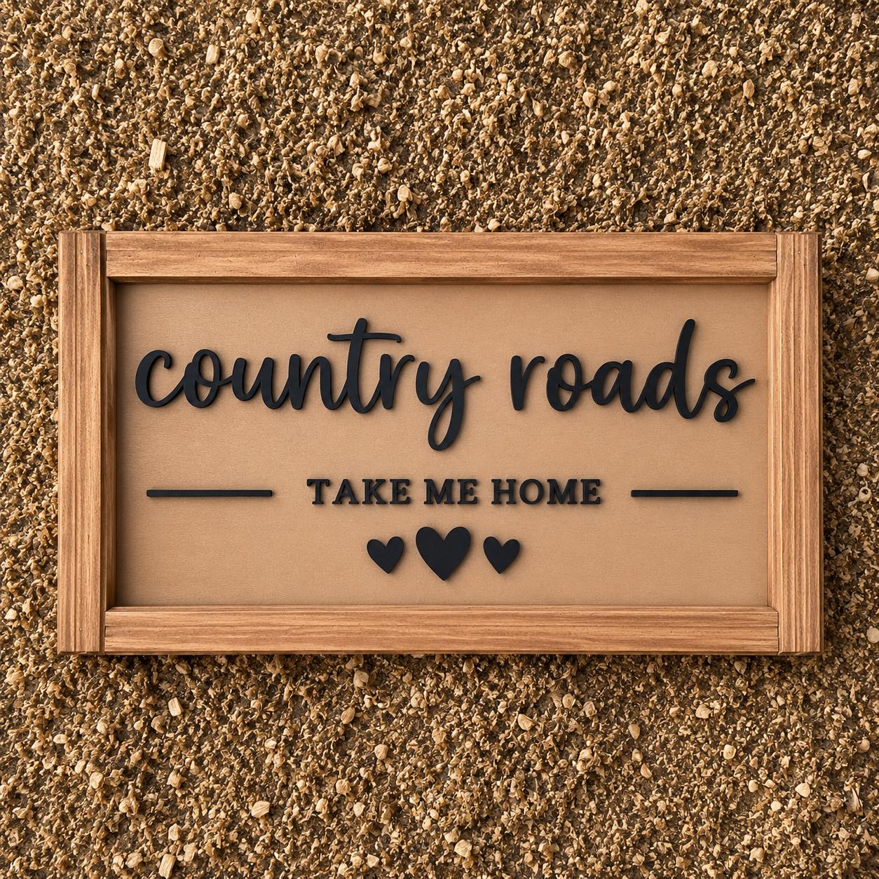 Country Roads Sign