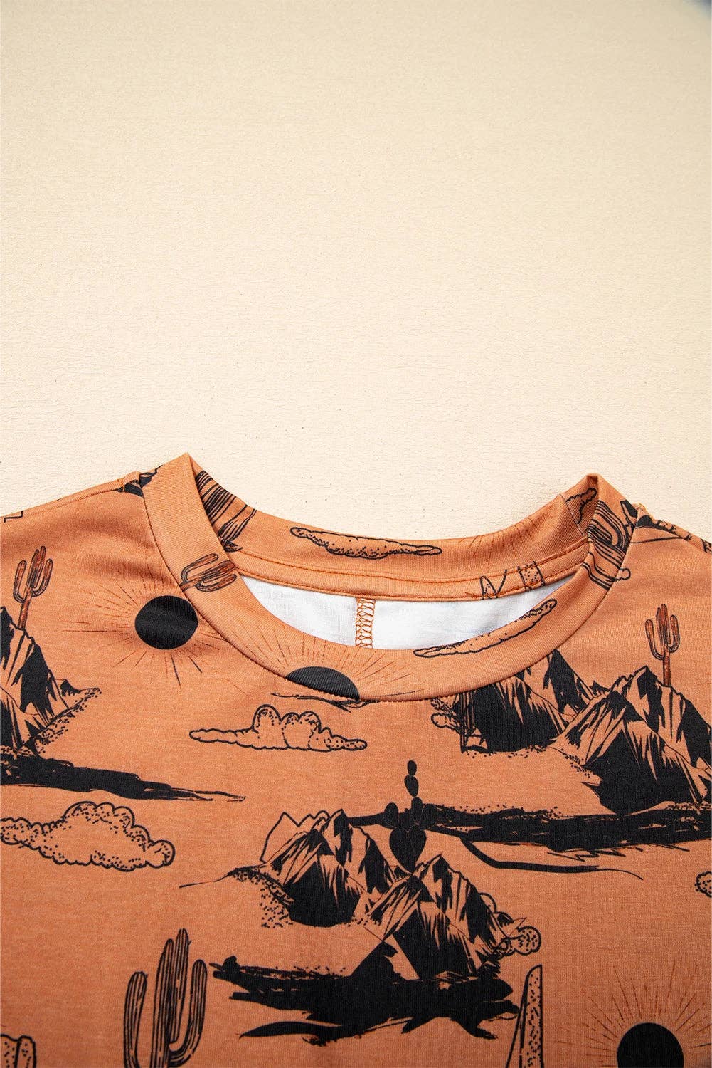 Western Desert Short Sleeve Top