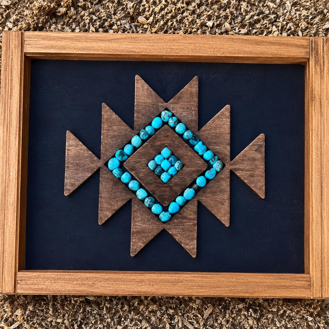 Turquoise Aztec Sign